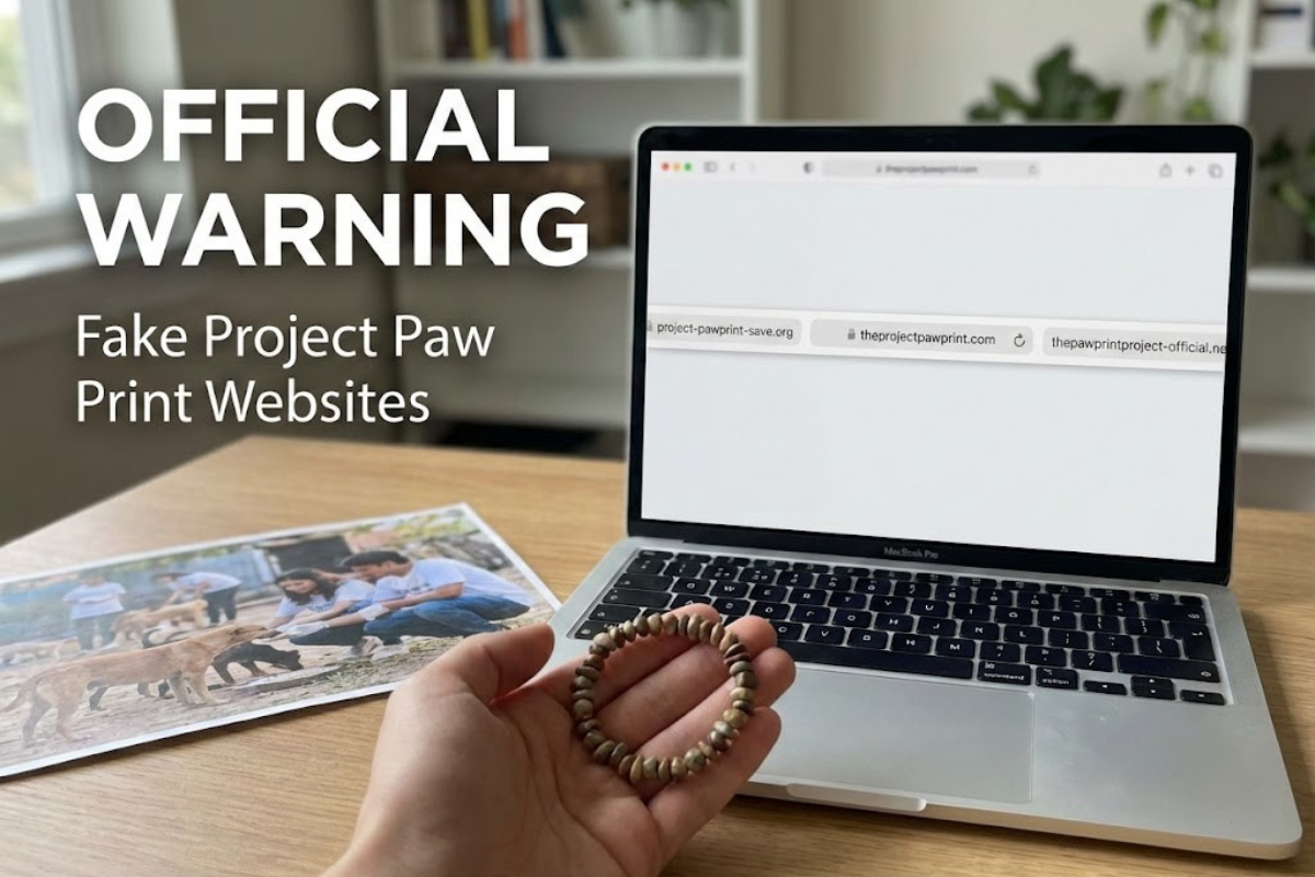 How to Spot Fake Project Paw Print Websites