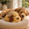 Calming Dog Plush Toy with Heartbeat Simulator & Warming Pack for Anxiety Relief