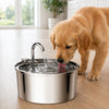 Stainless Steel Automatic Pet Water Fountain 3L USB Powered With Double Filtration System