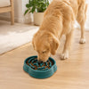 Slow Feeder Dog Bowl Non-Slip Durable Plastic Anti Choking Design for Healthy Eating