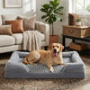 Orthopedic Large Dog Bed Water-Repellent Foam Full Surround Support for Joint Relief