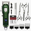 Dog Grooming Kit - Professional Pet Groomer Kit with Clippers, Scissors & Adjustable Combs