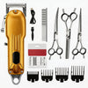 Dog Grooming Kit - Professional Pet Groomer Kit with Clippers, Scissors & Adjustable Combs