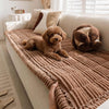 Non-Slip Flannel Dog Mat Couch Cover Soft Breathable Pet Bed