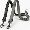 Adjustable Double Dog Leash Coupler Shock Absorbing Bungee