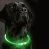 Adjustable LED Dog Collar Waterproof Rechargeable Night Safety Light
