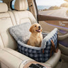 Dog Booster Car Seat Bed with Non-Slip Base for Small to Medium Dogs, Portable Plush Pet Car Seat