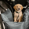Waterproof Dog Car Seat Bed with Adjustable Safety Leash for Travel
