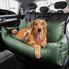 Large Dog Car Seat Bed with Safety Harness and Non-Slip Design