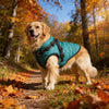 Waterproof Dog Jacket for Winter with Fleece Lining and Built-in Harness, Sizes S-XL