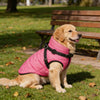 Waterproof Dog Jacket for Winter with Fleece Lining and Built-in Harness, Sizes S-XL