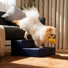 Dog Stairs for Bed Waterproof PU Leather Adjustable Pet Steps Multi-Level