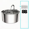 Automatic Stainless Steel Dog & Cat Water Fountain 3L Quiet Filtered Bowl