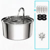 Automatic Stainless Steel Dog & Cat Water Fountain 3L Quiet Filtered Bowl