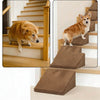 Dog Ramp for Bed - Modular Foam Pet Ramp Stairs with Non-Slip Base for Small and Senior Dogs