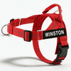 Reflective Adjustable Dog Harness with Name for Small Medium Large Dogs
