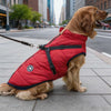 Waterproof Dog Jacket with Built-in Harness, Warm Dog Coat for Active Dogs, Adjustable Fit