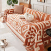 Dog Throw Blanket Chenille Fleece Large Double-Sided with Tassels
