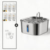 Automatic Stainless Steel Pet Water Fountain with Motion Sensor and 7L Capacity for Cats and Dogs