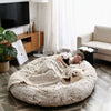 Orthopedic Large Dog Bed Faux Fur Washable Supportive Bed
