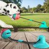 Interactive Dog Toy TPR with Suction Cups and Food Dispensing Balls for Teething