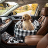 Large Dog Car Seat Bed Portable Booster with Safety Harness for Travel